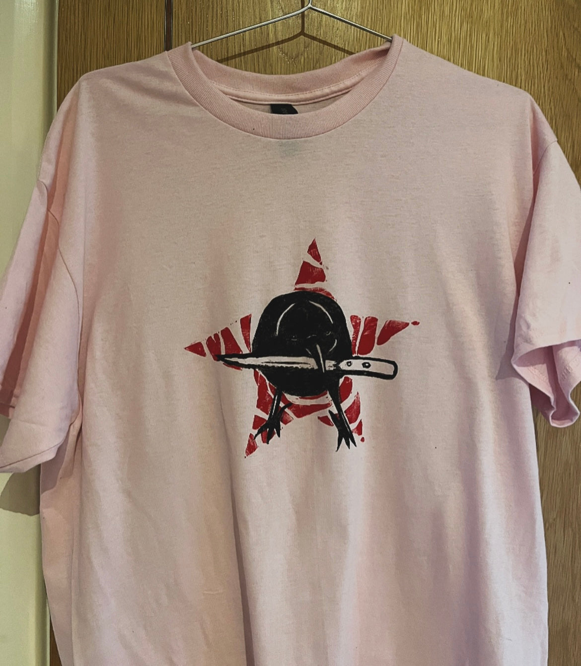 Crow Star Pink Unisex T-Shirt