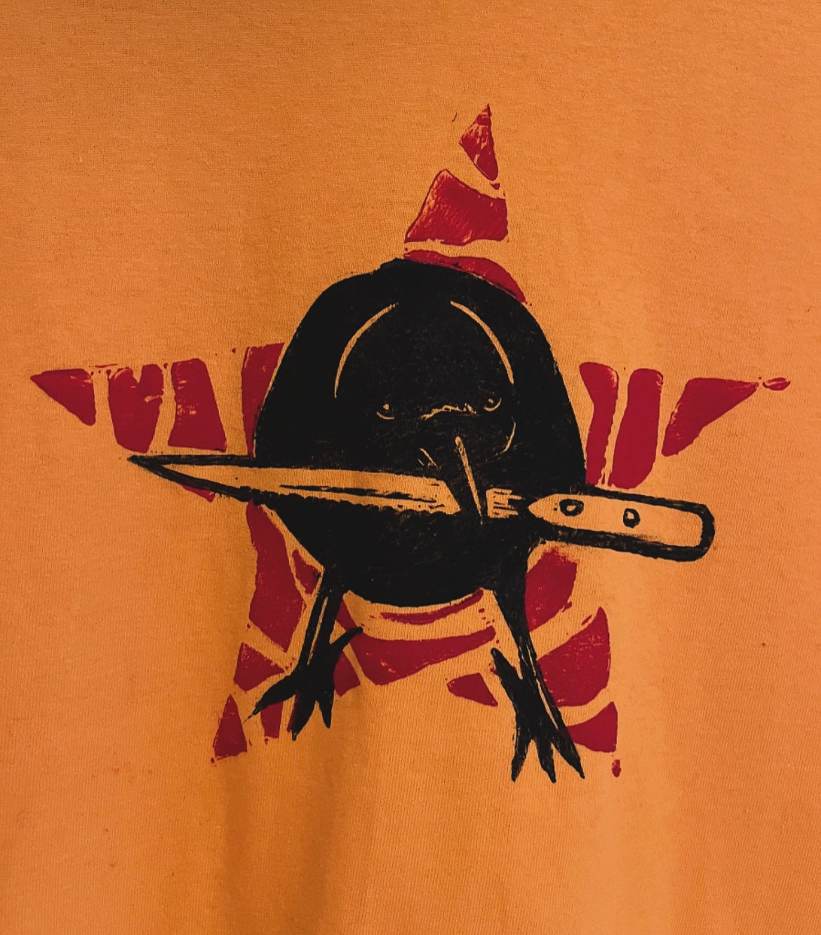 Crow Star Unisex Yellow T-Shirt