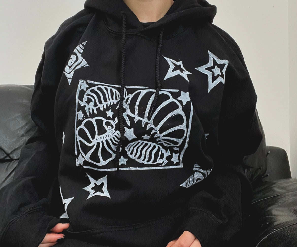 Isopod Black Unisex Hoodie