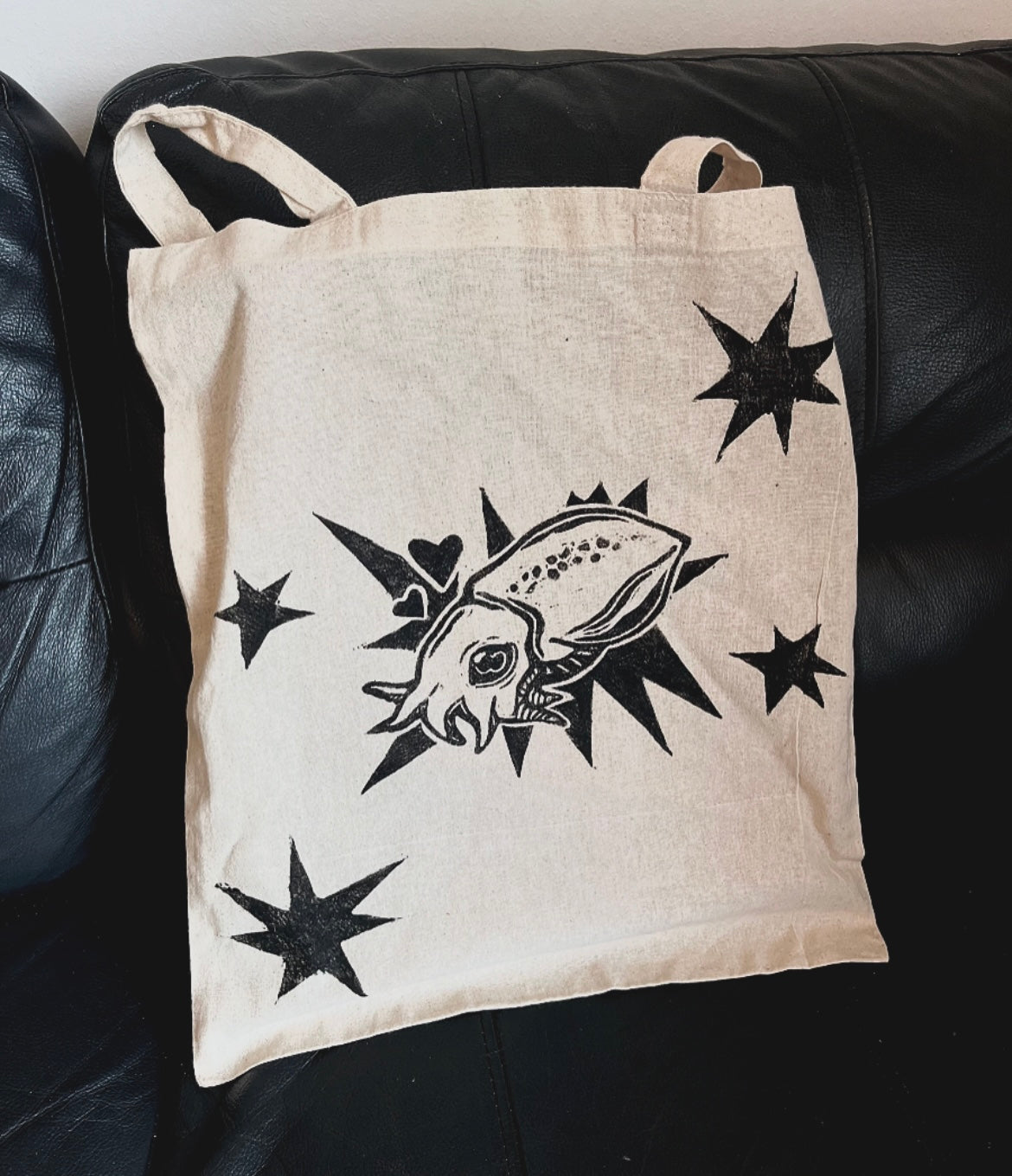 Cuttlefish Natural Coloured Tote Bag