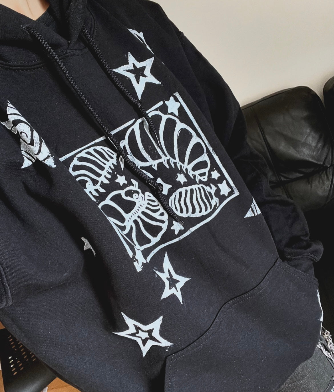 Isopod Black Unisex Hoodie