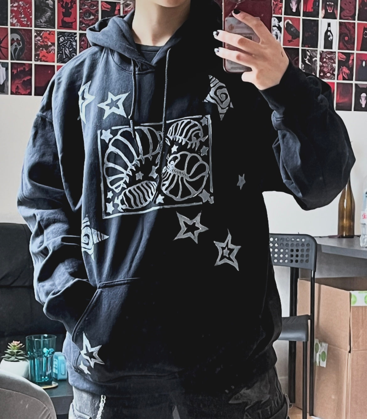 Isopod Black Unisex Hoodie