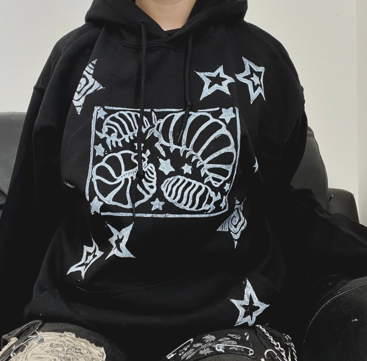 Isopod Black Unisex Hoodie